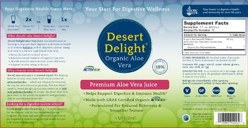 Aerobic Life Desert Delight Organic Aloe Vera - supplement