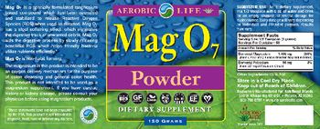 Aerobic Life Mag O7 Powder - supplement