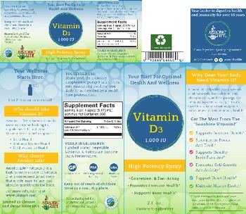 Aerobic Life Vitamin D3 1000 IU - supplement