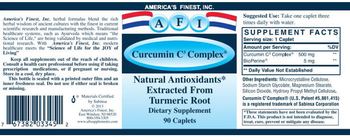AFI America's Finest Curcumin C3 Complex - supplement