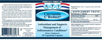AFI America's Finest, Inc. Curcumin C3 Reduct - herbal supplement