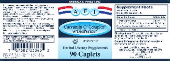 AFI America's Finest, Inc. Curcumin C3 Complex W/BioPerine - herbal supplement