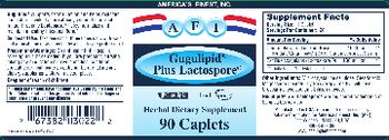AFI America's Finest, Inc. Gugulipid Plus LactoSpore - herbal supplement