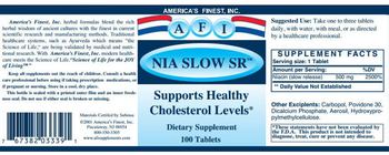 AFI America's Finest NIA Slow SR - supplement