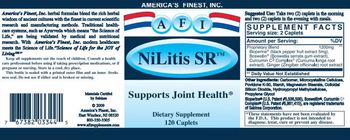 AFI America's Finest, Inc. NiLitis SR - herbal supplement
