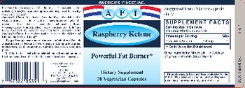 AFI America's Finest Raspberry Ketone - supplement