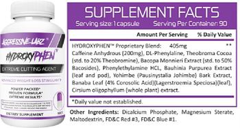 Aggressive Labz Hydroxyphen - supplement