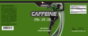 AI Sports Nutrition Caffeine 200 mg - supplement