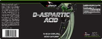 AI Sports Nutrition D-Aspartic Acid - supplement
