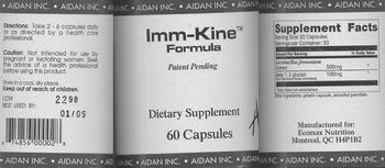 Aidan Inc. Imm-Kine Formula - supplement