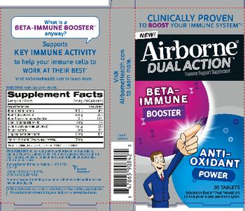 Airborne Airborne Dual Action - immune support supplement