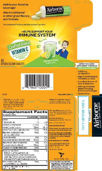 Airborne Airborne Original Lemon Lime - immune support supplement