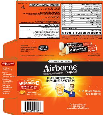 Airborne Airborne Original Zesty Orange - immune support supplement