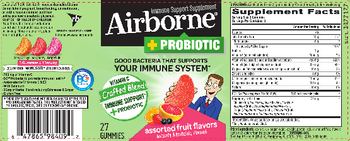 Airborne Airborne + Probiotic Assorted Fruit Flavors - immune support supplement