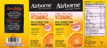 Airborne More Than Just Vitamin C Zesty Orange - immune support supplement