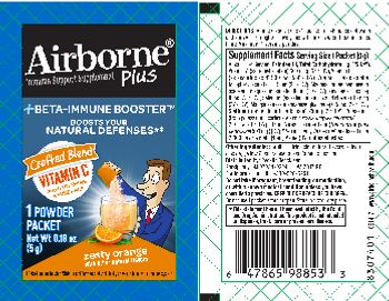 Airborne Plus Airborne Zesty Orange - immune support supplement