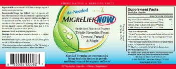 Akeso MigreLief-NOW - supplement