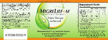 Akeso MigreLief+M - this product is not intended to diagnose treat cure or prevent any disease