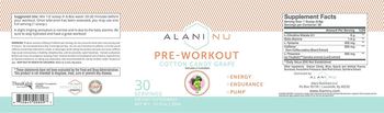 Alani Nu Pre-Workout Cotton Candy Grape - supplement
