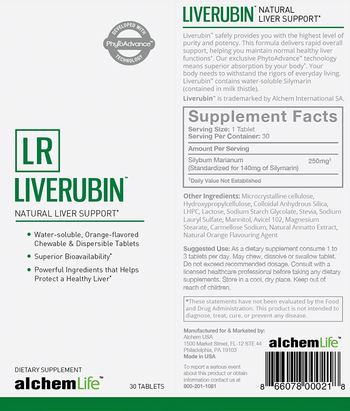 AlchemLife LR Liverubin - supplement