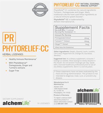 AlchemLife PR PhytoRelief-CC - supplement