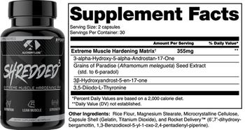Alchemy Labs Shredded3 - supplement