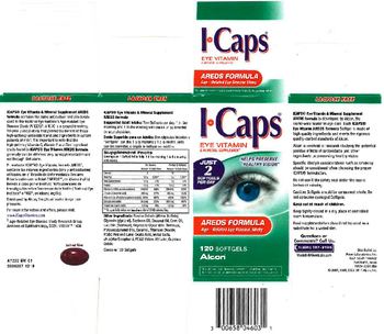 Alcon I-Caps AREDS Formula - eye vitamin mineral supplement