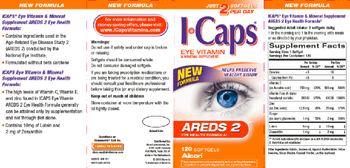 Alcon ICaps ARED 2 - eye vitamin mineral supplement