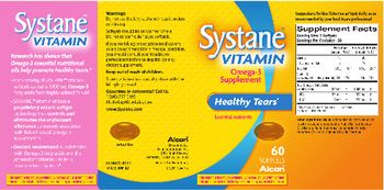 Alcon Systane Vitamin - omega3 supplement