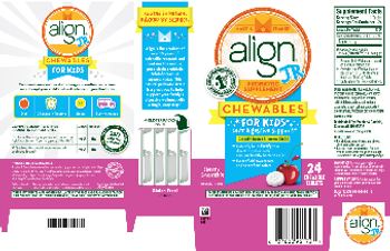 Align Align Jr. Probiotic Supplement Chewables For Kids Cherry Smoothie - probiotic supplement