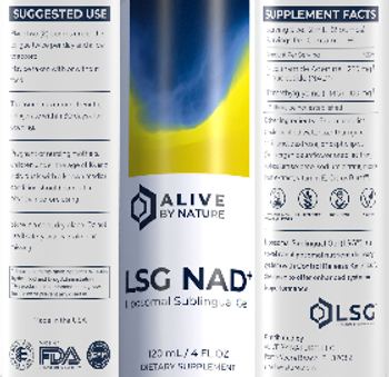 Alive By Nature LSG NAD+ - supplement