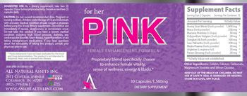 All Natural Assets For Her Pink - supplement