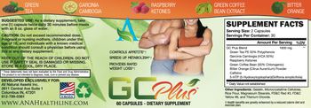All Natural Assets GC Plus - supplement