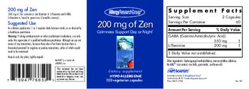 Allergy Research Group 200 mg of Zen - supplement