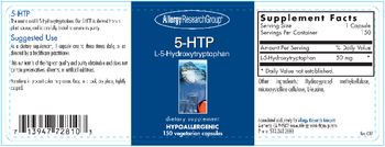 Allergy Research Group 5-HTP L-5-Hydroxytryptophan - supplement