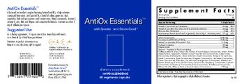 Allergy Research Group AntiOx Essentials - supplement