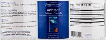 Allergy Research Group Arthred Collagen Formula - supplement