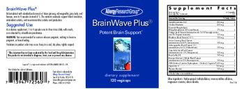 Allergy Research Group BrainWave Plus - supplement