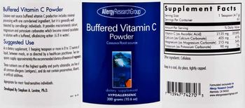 Allergy Research Group Buffered Vitamin C Powder - supplement