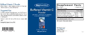 Allergy Research Group Buffered Vitamin C Powder - supplement