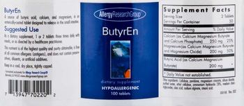 Allergy Research Group ButyrEn - supplement