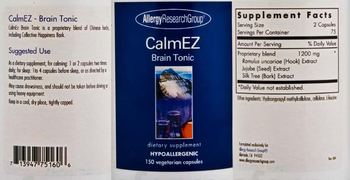 Allergy Research Group CalmEZ Brain Tonic - supplement