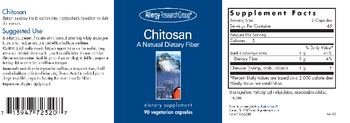 Allergy Research Group Chitosan - supplement