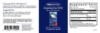 Allergy Research Group Coenzyme Q10 50 mg with Vitamin C - supplement