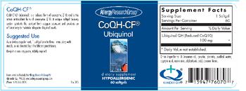 Allergy Research Group CoQH-CF - supplement