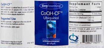 Allergy Research Group CoQH-CF - supplement