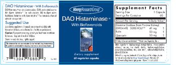 Allergy Research Group DAO Histaminase With Bioflavonoids - supplement