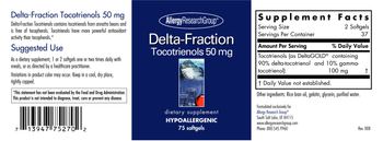 Allergy Research Group Delta-Fraction Tocotrienols 50 mg - supplement