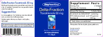 Allergy Research Group Delta-Fraction Tocotrienols 50 mg - supplement