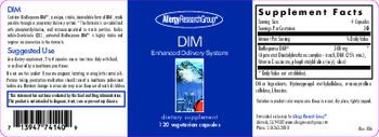 Allergy Research Group DIM - supplement